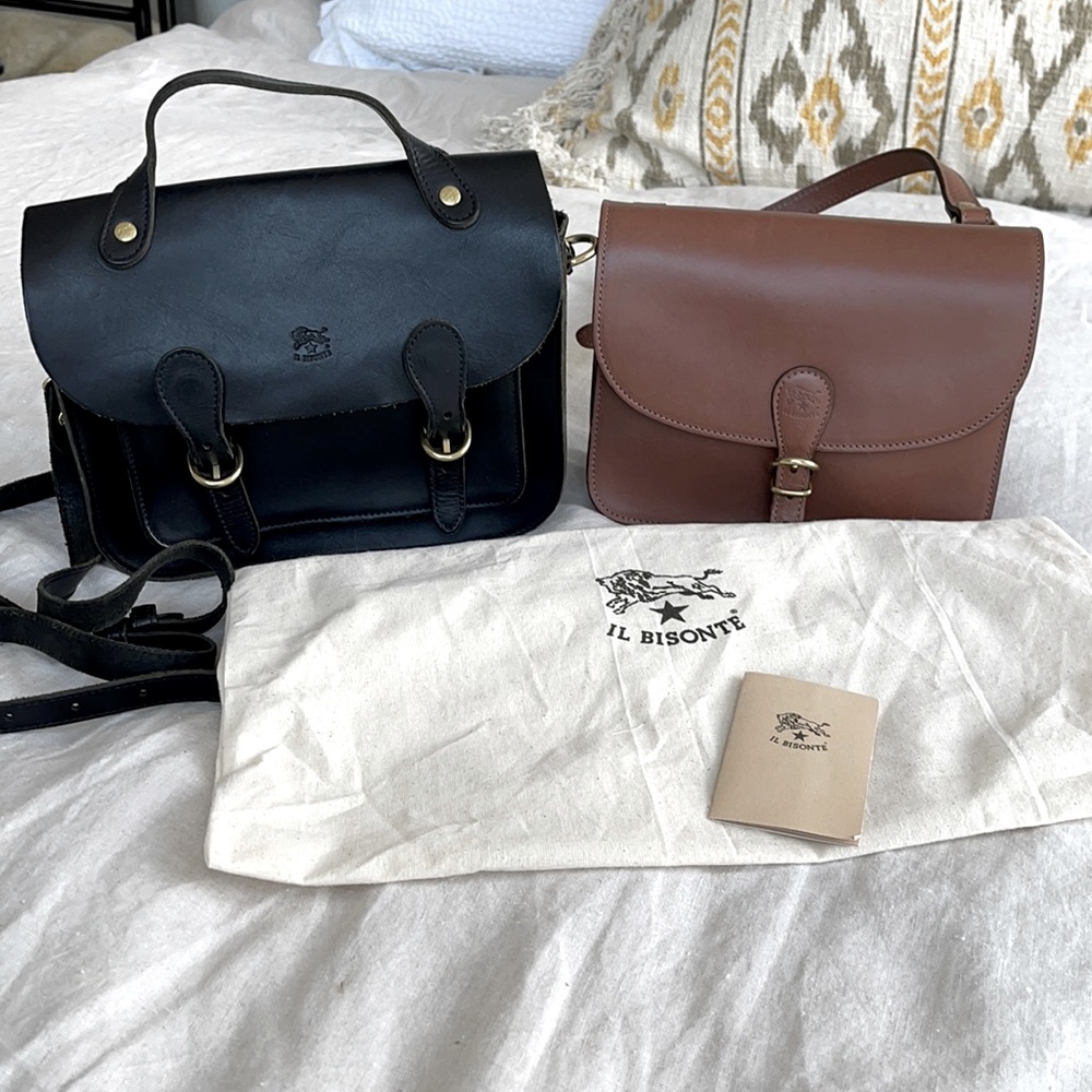 2 IL Bisonte Crossbody Bags Bundle (Small)